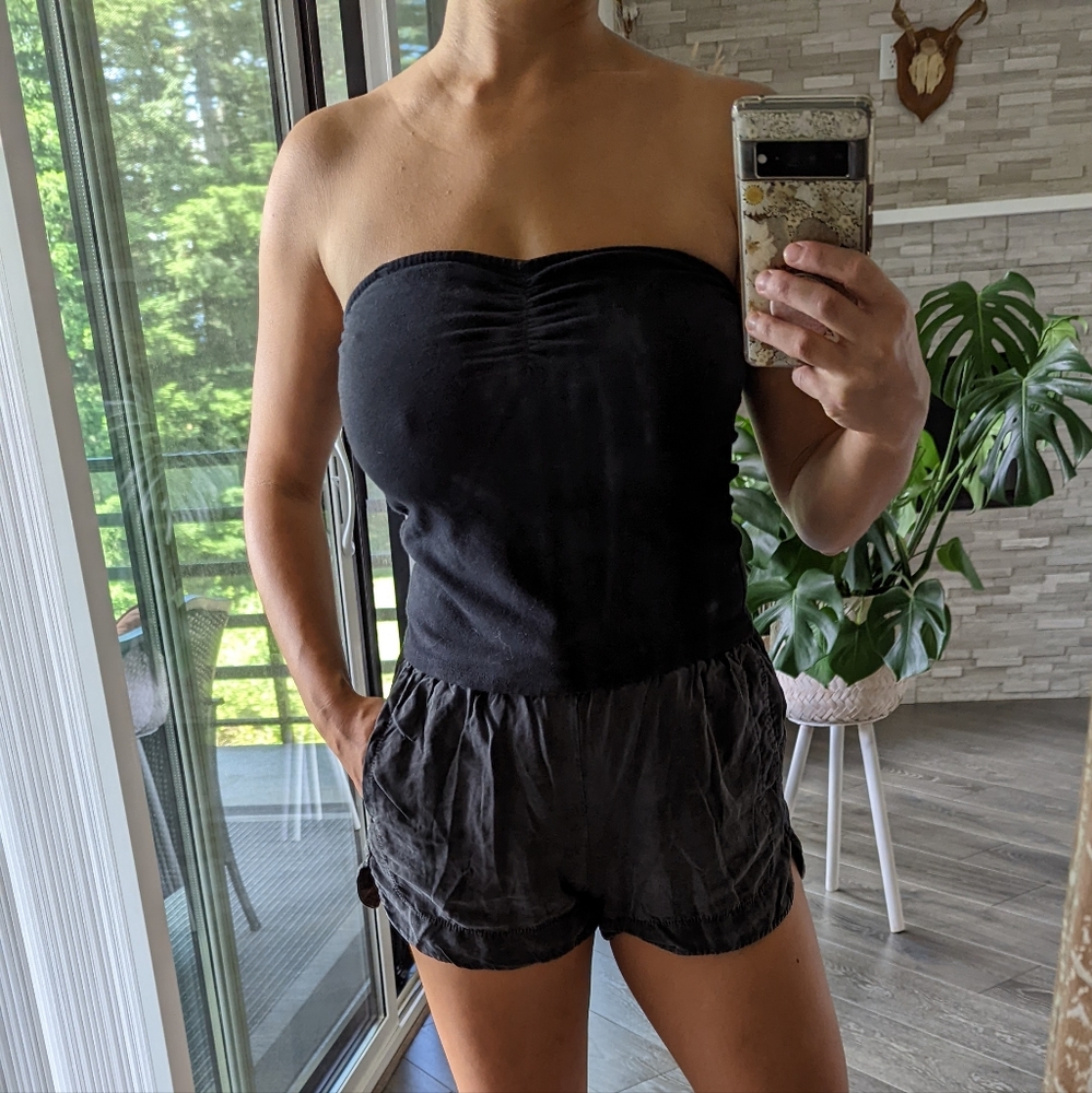 Black tube top